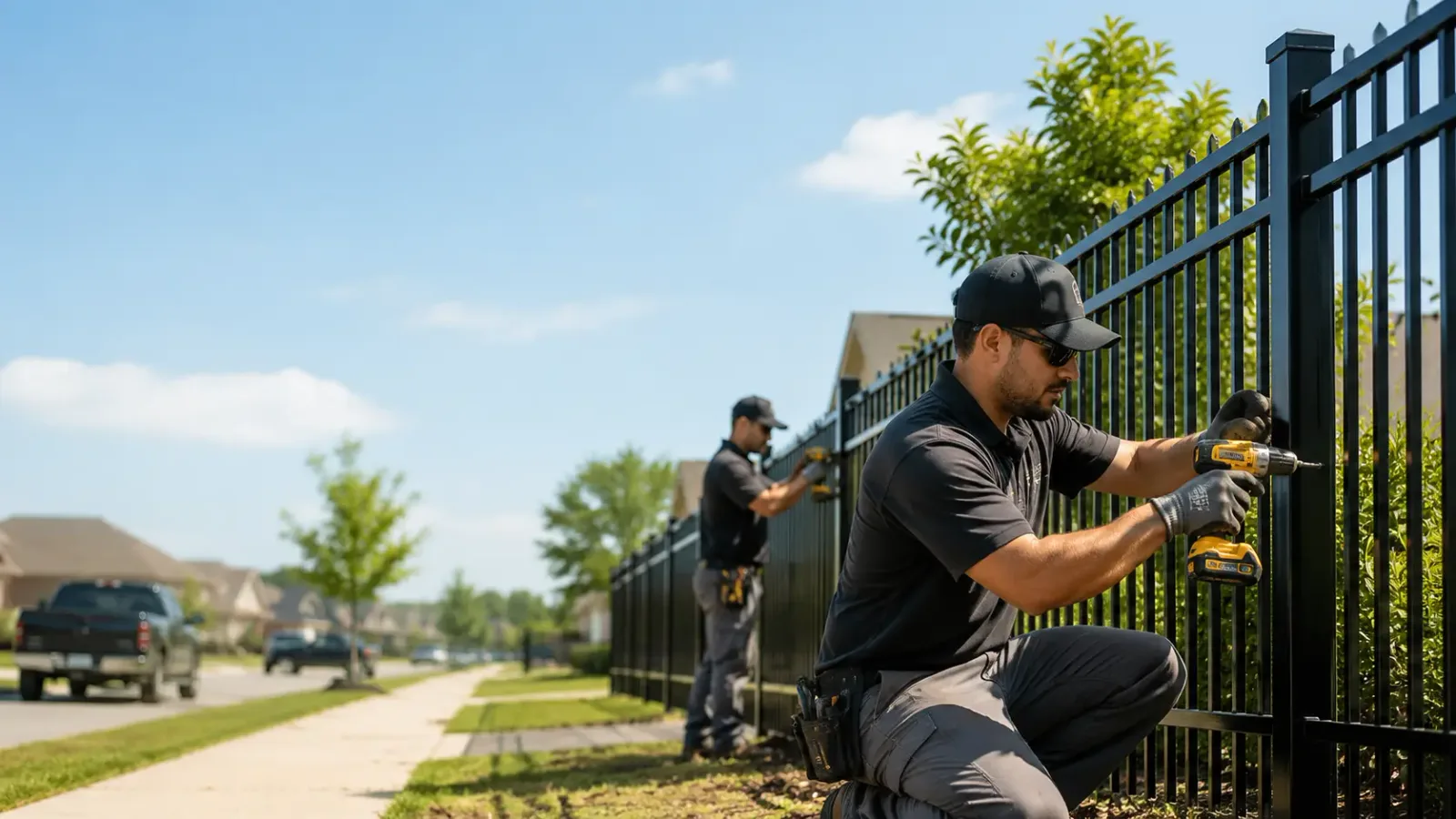 Metal Fence Installation in Alexandria, IN